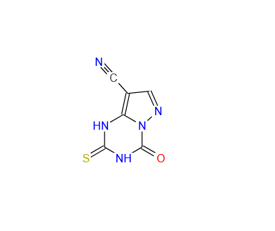 4-羟基-2-巯基-8-氰基吡唑[1,5-A][1,3,5]三嗪,4-hydroxy-2-sulfanylpyrazolo[1,5-a][1,3,5]triazine-8-carbonitrile；4-hydroxy-2-mercaptopyrazolo[1,5-a][1,3,5]triazine-8-carbonitrile；4-oxo-2-thioxo-1,2,3,4-tetrahydropyrazolo[1,5-a][1,3,5]triazine-8-carbonitrile