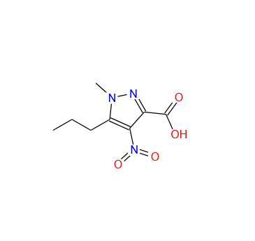 1-Methyl-4-nitro-5-propyl-1H-pyrazole-3-carboxylic Acid,1-Methyl-4-nitro-5-propyl-1H-pyrazole-3-carboxylic acid