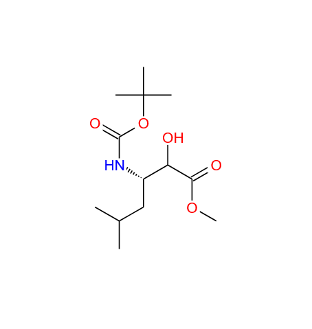 (3S)-3-(N-T-BUTOXYCARBONYLAMINO)-2-HYDROXY-5-METHYLHEXANOIC ACID METHYL ESTER,(3S)-3-(N-t-butoxycarbonylamino)-2-hydroxy-5-methylhexanoicAcidMethylEster