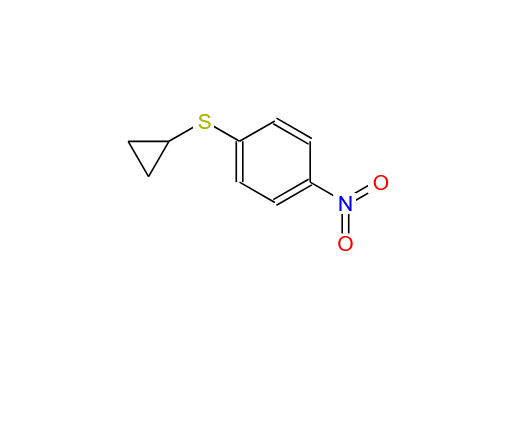 环丙基(4-硝基苯基)硫烷,cyclopropyl(4-nitrophenyl)sulfane