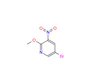 5-溴-2-甲氧基-3-硝基砒啶,5-bromo-2-methoxy-3-nitropyridine