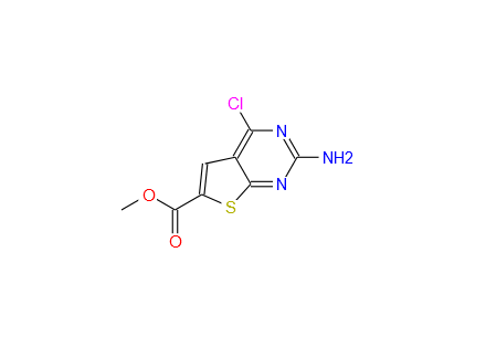 2-氨基-4-氯噻吩并[2,3-d]嘧啶-6-羧酸甲酯,Methyl 2-amino-4-chlorothieno[2,3-d]pyrimidine-6-carboxylate