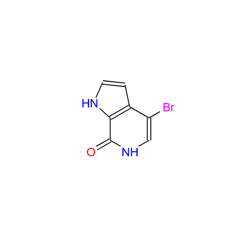 4-溴-1H-吡咯并[2,3-C]吡啶-7(6H)-酮,7H-Pyrrolo[2,3-c]pyridin-7-one, 4-bromo-1,6-dihydro-