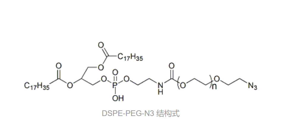 脂质体聚乙二醇叠氮基,DSPE-PEG5K-N3