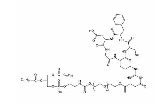磷脂-聚乙二醇-靶向穿膜肽cRGD,DSPE-PEG-cRGD