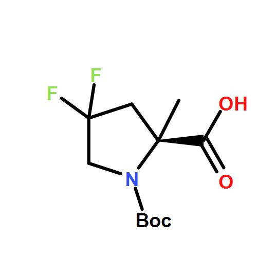 (S)-1-(tert-butoxycarbonyl)-4,4-difluoro-2-methylpyrrolidine-2-carboxylic acid