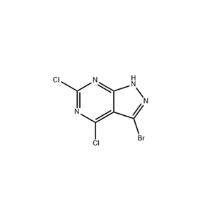 3-溴-4,6-二氯-1H-吡唑并[3,4-d]嘧啶
