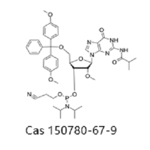 5'-O-(4,4-二甲氧基三苯甲基)-2'-O-甲基-N-异丁酰基鸟苷-3'-(2-氰基乙基-N,N-二异丙基)亚磷酰胺,5'-O-(4,4-Dimethoxytrityl)-2'-O-methyl-N-isobutyrylguanosine-3'-(2-cyanoethyl-N,N-diisopropyl)phosphoramidite