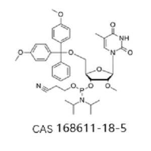 2'-甲氧基-5-甲基尿苷亚磷酰胺单体,5-Me-2'-OMe-U-CE Phosphoramidite