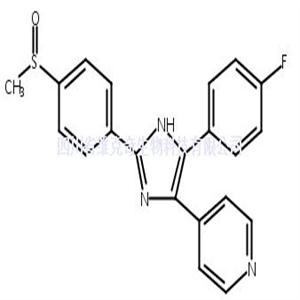 4-(4-氟苯基)-2-(4-甲基亚磺酰基苯基)-5-(4-吡啶基)-1H-咪唑,4-(4-Fluorophenyl)-2-(4-methylsulfinylphenyl)-5-(4-pyridyl)-1H-imidazole