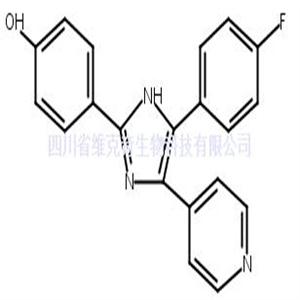 4-(4-氟苯基)-2-(4-羟基苯基)-5-(4-吡啶基)-1H-咪唑,4-(4-Fluorophenyl)-2-(4-hydroxyphenyl)-5-(4-pyridyl)-1H-imidazole /SB 202190