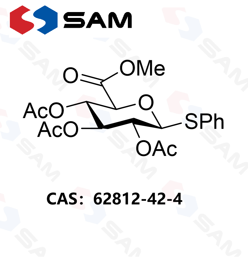 甲基 (苯基 2,3,4-三-O-乙酰基-1-硫代-β-D-吡喃葡萄糖苷)醛酸酯,Methyl (Phenyl 2,3,4-Tri-O-acetyl-1-thio-β-D-glucopyranosid)uronate