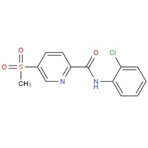N-(2-氯苯基)-5-(甲磺酰基)-2-吡啶甲酰胺