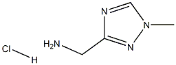 C-(1-METHYL-1H-1,2,4-TRIAZOL-3-YL)METHYLAMINE HYDROCHLORIDE,(1-methyl-1H-1,2,4-triazol-3-yl)methanamine hydrochloride