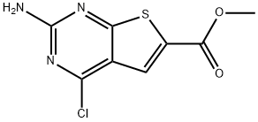 2-氨基-4-氯噻吩并[2,3-D]嘧啶-6-羧酸甲酯,methyl 2-amino-4-chlorothieno[2,3-d]pyrimidine-6-carboxylate