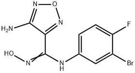 4-氨基-N-(3-溴-4-氟苯基)-N'-羟基-1,2,5-恶二唑-3-甲脒,IDO-IN-1