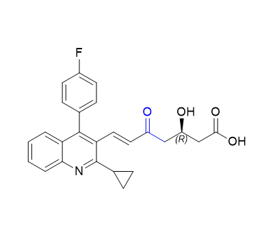 匹伐他汀杂质01,(R,E)-7-(2-cyclopropyl-4-(4-fluorophenyl)quinolin-3-yl)-3-hydroxy-5-oxohept-6-enoic acid