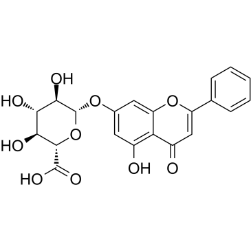 白杨素-7-O-β-葡萄糖醛酸苷,Chrysin-7-O-β- D-glucoronide