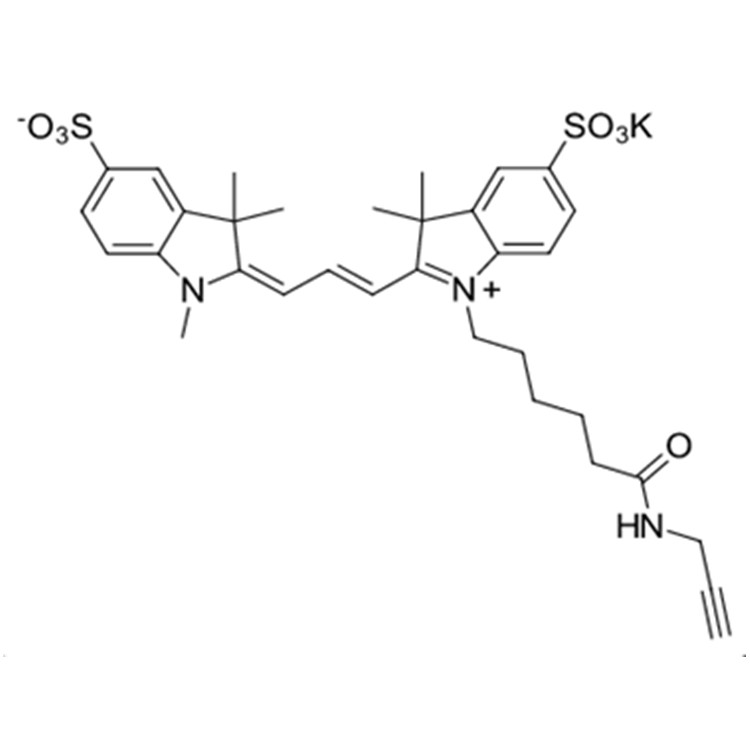 磺化Cy3炔烃,Sulfo-Cy3 alkyne;Sulfo-Cyanine3 alkyne