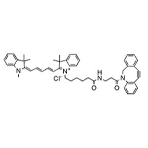 花青素Cy5 二苯并环辛炔,Cyanine5 DBCO;Cy5 DBCO;DBCO-Cyanine5