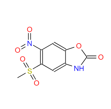 5-甲砜基-6-硝基-2-(3H)-苯并惡唑酮,5-mesyl-6-nitrobenzoxazol-2(3H)-one