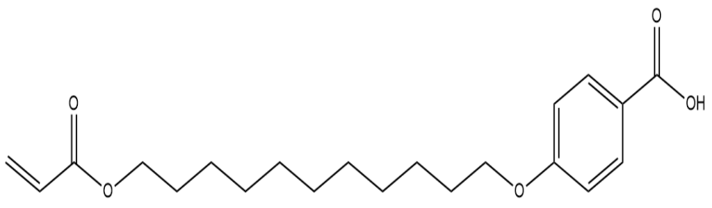 4-(11-丙烯酰氧基十一基氧基)苯甲酸,4-(11-ACRYLOYLOXYUNDECYLOXY)BENZOIC ACID