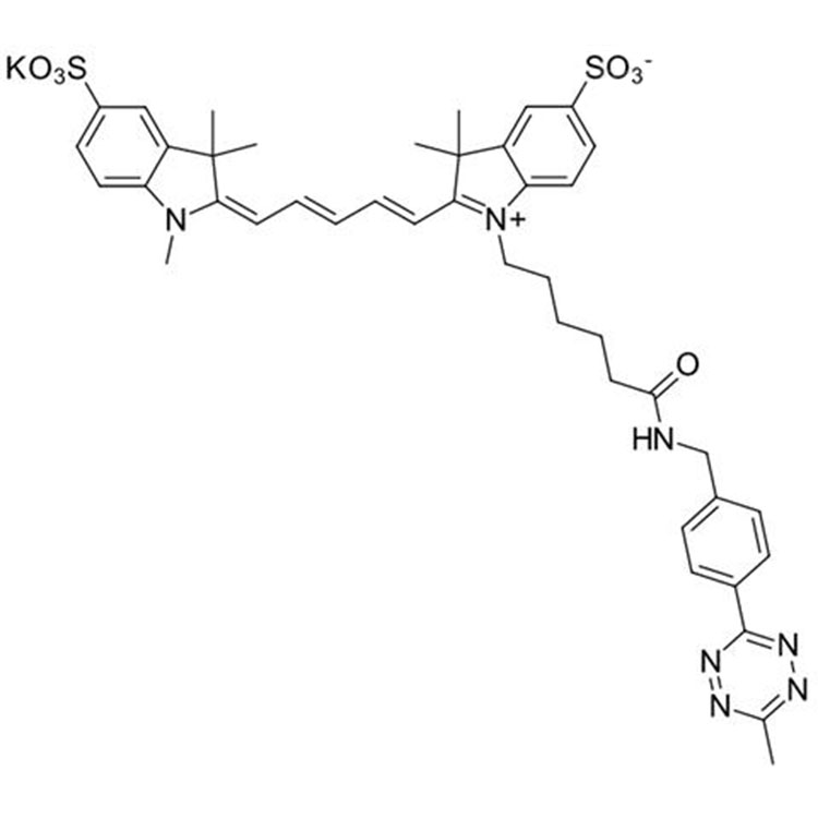 磺酸基花青素CY5四嗪；水溶性花青素CY5四氮雜苯,Sulfo-Cyanine5 tetrazine;Sulfo-Cy5 tetrazine