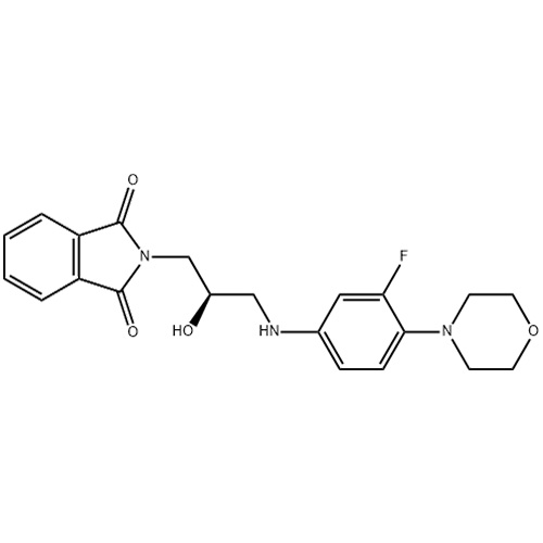 N-(3-酞酰亚胺基-2-(R)-羟基丙基)-3-氟-4-(吗啉基)苯胺,N-(3-PhthaliMido-2-(R)-hydroxypropyl)-3-fluoro-4-(Morpholinyl)aniline