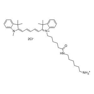 Cyanine5 amine，1807529-70-9，花菁染料Cy5-氨基，Cy5 NH2
