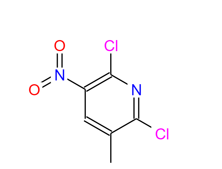 2,6-二氯-3-甲基-5-硝基吡啶,2,6-Dichloro-3-methyl-5-nitropyridine