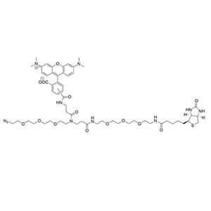 TAMRA-Biotin-Azide，四甲基罗丹明-生物素-叠氮，TAMRA-Biotin-N3