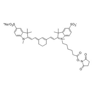 Sulfo-Cyanine7 NHS ester，1603861-95-5，磺酸基CY7 活性酯