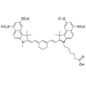 Sulfo-Cyanine7.5 carboxylic acid，磺基化CY7.5羧基