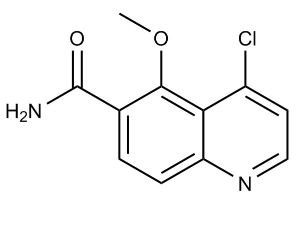 4-氯-5-甲氧基喹啉-6-甲酰胺,4-chloro-5-methoxyquinoline-6-carboxamide