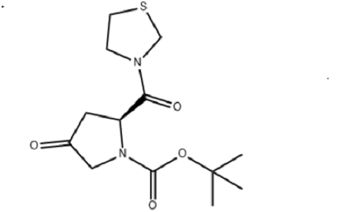 (2S)-4-氧代-2-(3-噻唑烷基羰基)-1-吡咯烷羧酸叔丁酯,(2S)-4-Oxo-2-(3-thiazolidinylcarbonyl)-1-pyrrolidinecarboxylic acid tert-butyl ester