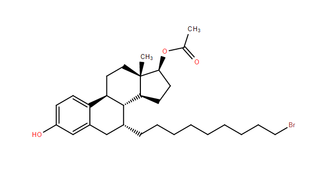 (7A,17B)- 7-(9-溴壬基)雌甾-1,3,5(10)-三烯-3,17-二醇 17-醋酸酯,(7a,17b)-7-(9-Bromononyl)-estra-1,3,5(10)-triene-3,17-diol 17-acetate