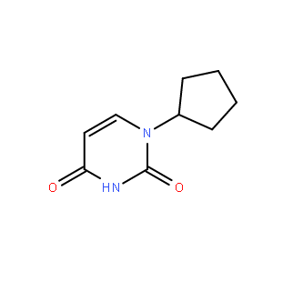 1-环戊基嘧啶-2,4(1H,3H)-二酮,1-Cyclopentylpyrimidine-2,4(1H,3H)-dione