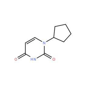 1-环戊基嘧啶-2,4(1H,3H)-二酮