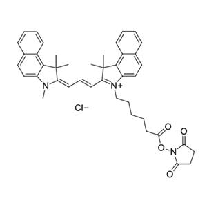 花青素Cy3.5琥珀酰亚胺酯；花青素Cy3.5活性酯,Cyanine3.5-NHS ester;Cy3.5 SE;Cy3.5 NHS ester