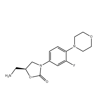 (S)-5-(氨基甲基)-3-(3-氟-4-吗啉基苯基)-2-唑烷酮,(S)-N-[[3-[3-Fluoro-4-[4-morpholinyl]phenyl]-2-oxo-5-oxazolidinyl]methyl]amine