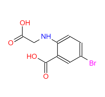 5-溴-N-(羰基甲基)氨茴酸,N-(4-bromo-2-carboxyphenyl)glycine