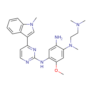 N1-[2-(二甲基氨基)乙基]-5-甲氧基-N1-甲基-N4-[4-(1-甲基-1H-吲哚-3-基)-2-嘧啶基]-1,2,4-苯三胺,N1-[2-(Dimethylamino)ethyl]-5-methoxy-N1-methyl-N4-[4-(1-methyl-1H-indol-3-yl)-2-pyrimidinyl]-1,2,4-benzenetriamine