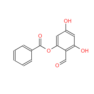 2-(苯甲酰氧基)-4,6-二羟基苯甲醛,2-formyl-3,5-dihydroxyphenyl benzoate