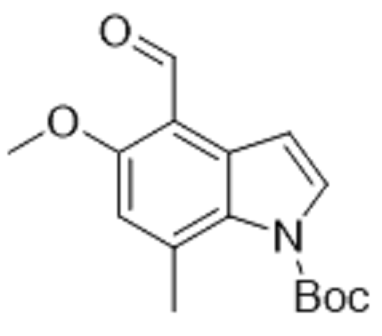 5-甲氧基-7-甲基-T-BOC-1H-吲哚-4-甲醛,5-Methoxy-7-Methyl-t-Boc-1H-indole-4-carbaldehyde