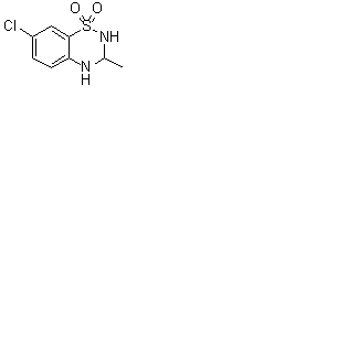 7-氯-3-甲基-3,4-二氢-2H-1,2,4-苯并噻二嗪 1,1-二氧化物,IDRA21