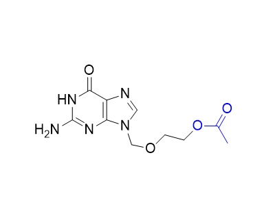 阿昔洛韦杂质01,2-[(2-amino-6-oxo-1,6-dihydro-9H-purin-9- yl)methoxy]ethyl acetate