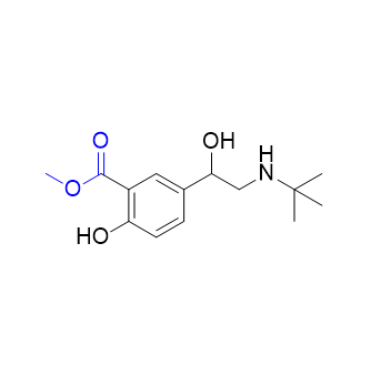 沙丁醇胺杂质40,methyl 5-(2-(tert-butylamino)-1-hydroxyethyl)-2-hydroxybenzoate