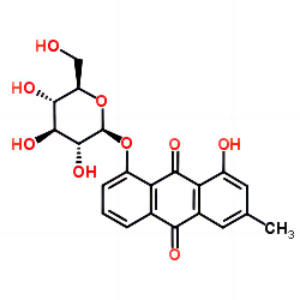 大黃酚-8-O-葡萄糖苷,Chrysophanol-8-O-beta-D-glucopyranoside