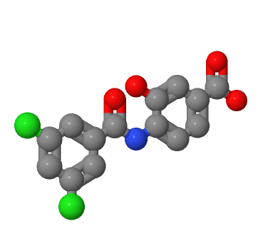4-（3,5-二氯苯甲酰胺）-3-羟基苯甲酸,4-(3,5-Dichlorobenzamido)-3-hydroxybenzoicacid