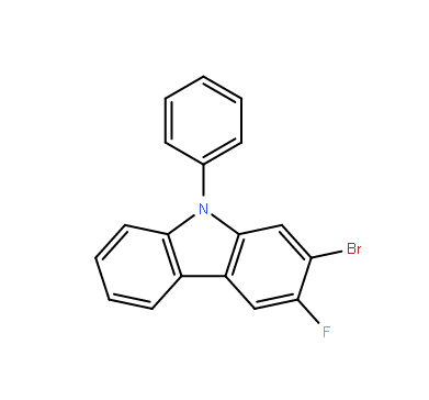 9H-Carbazole, 2-bromo-3-fluoro-9-phenyl-